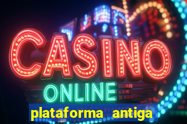 plataforma antiga de jogos